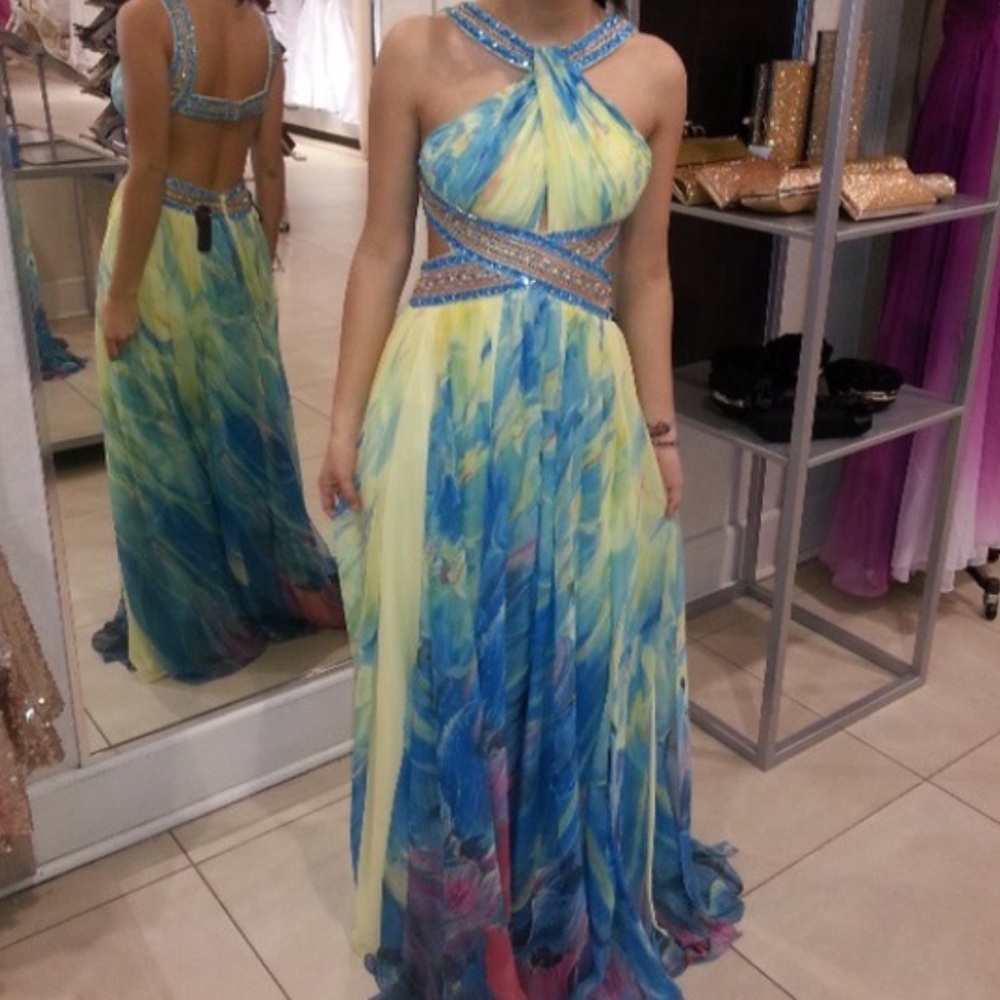 Camille La Vie - Multicolor Prom / Wedding Guest Formal Dress